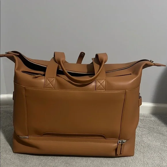 Vegan Brown Leather Tote Bag from MONOS: Bags